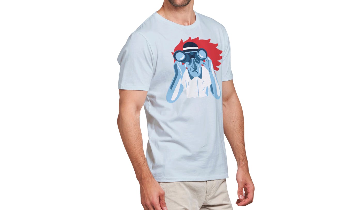 男士T恤设计模特上身正反面效果图样机模板v3 T-shirt Mockup 3.0插图12
