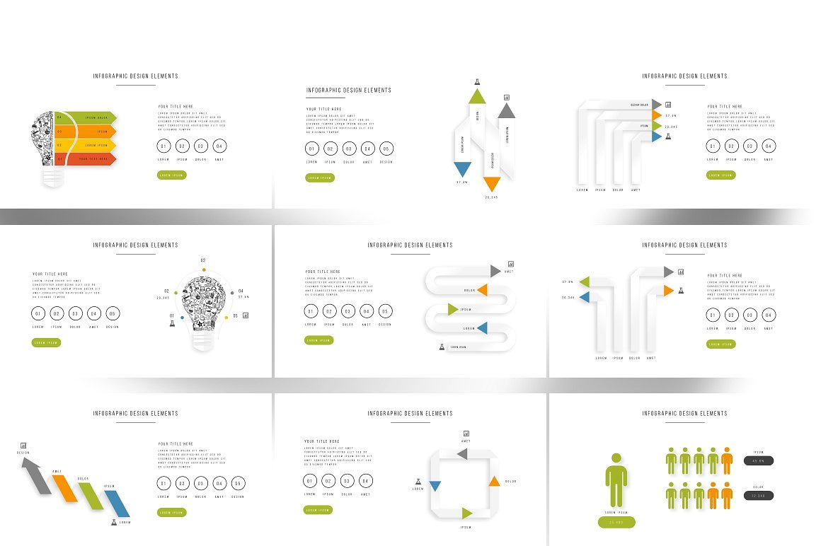 134页独特的PowerPoint演示模板下载mellow Premium PowerPoint Template[pptx]插图(17)