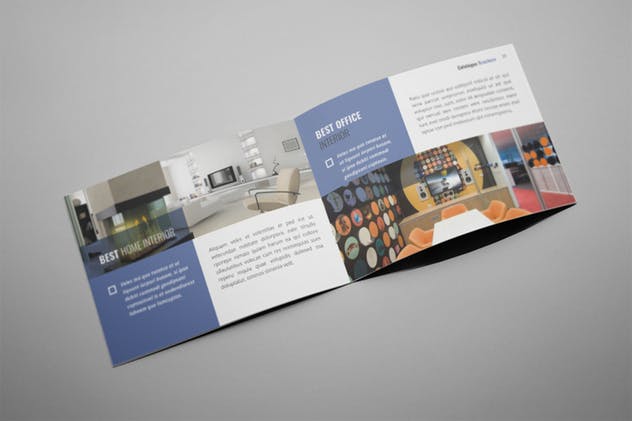20页室内装修设计公司宣传画册设计INDD模板 Zues – Interior Brochure Template插图10