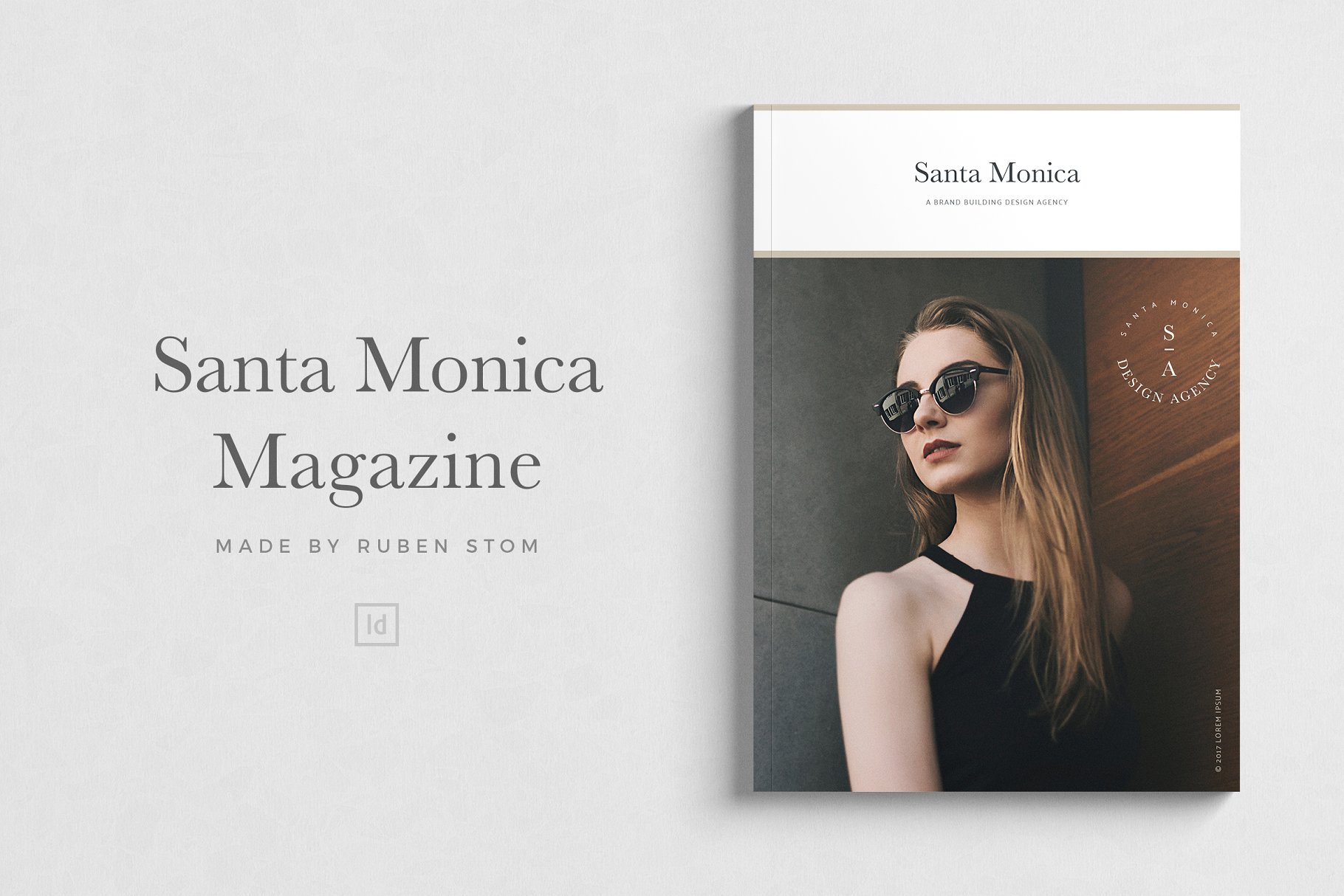 精美杂志模板 Santa Monica Magazine Template插图
