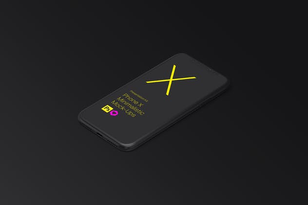 极简主义iPhone X样机模板 Phone X Minimalistic Mock-Ups插图(8)