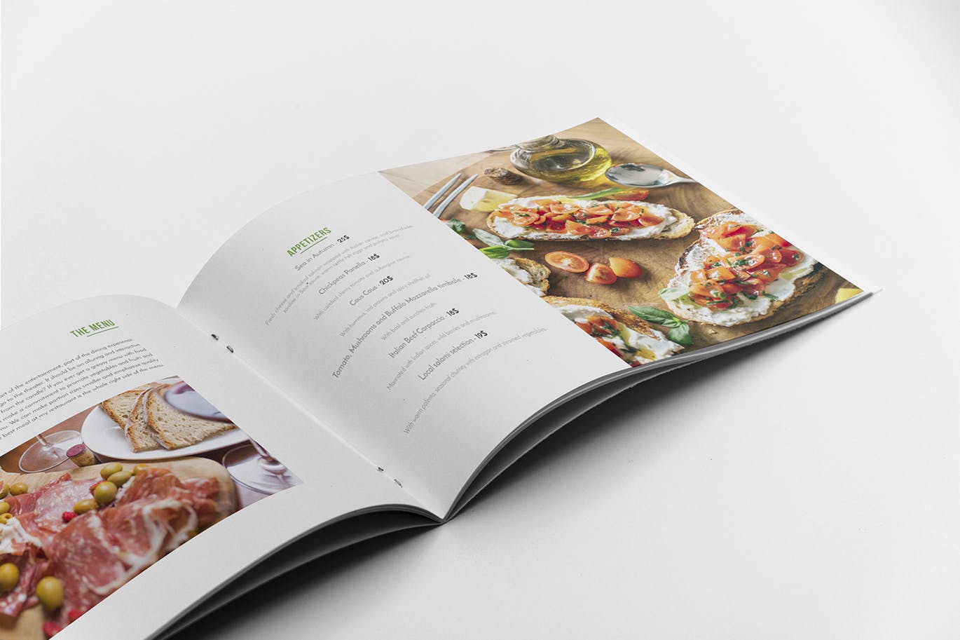 高档西餐厅宣传画册设计模板 Restaurant Brochure Template插图(7)