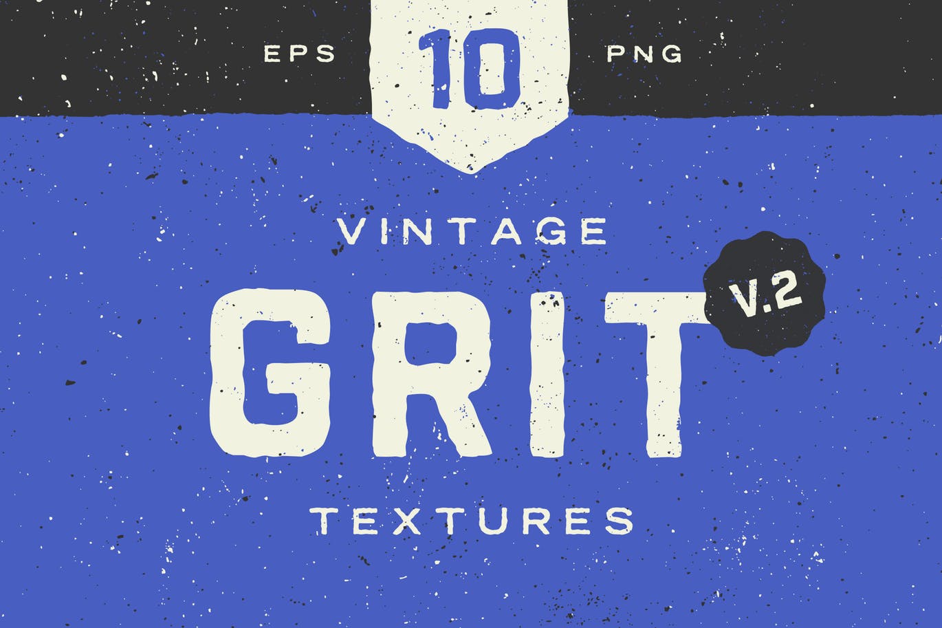 复古风格粗砂纹理肌理矢量背景素材v2 Vintage Grit Textures Vol. 2插图