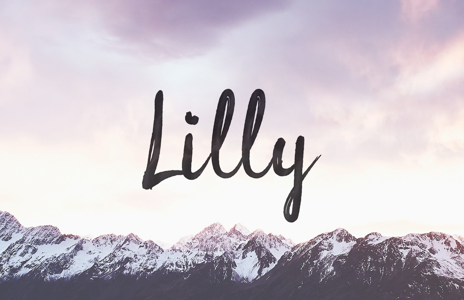 免费手绘草书英文字体 Lilly: Free Brush Script Font插图