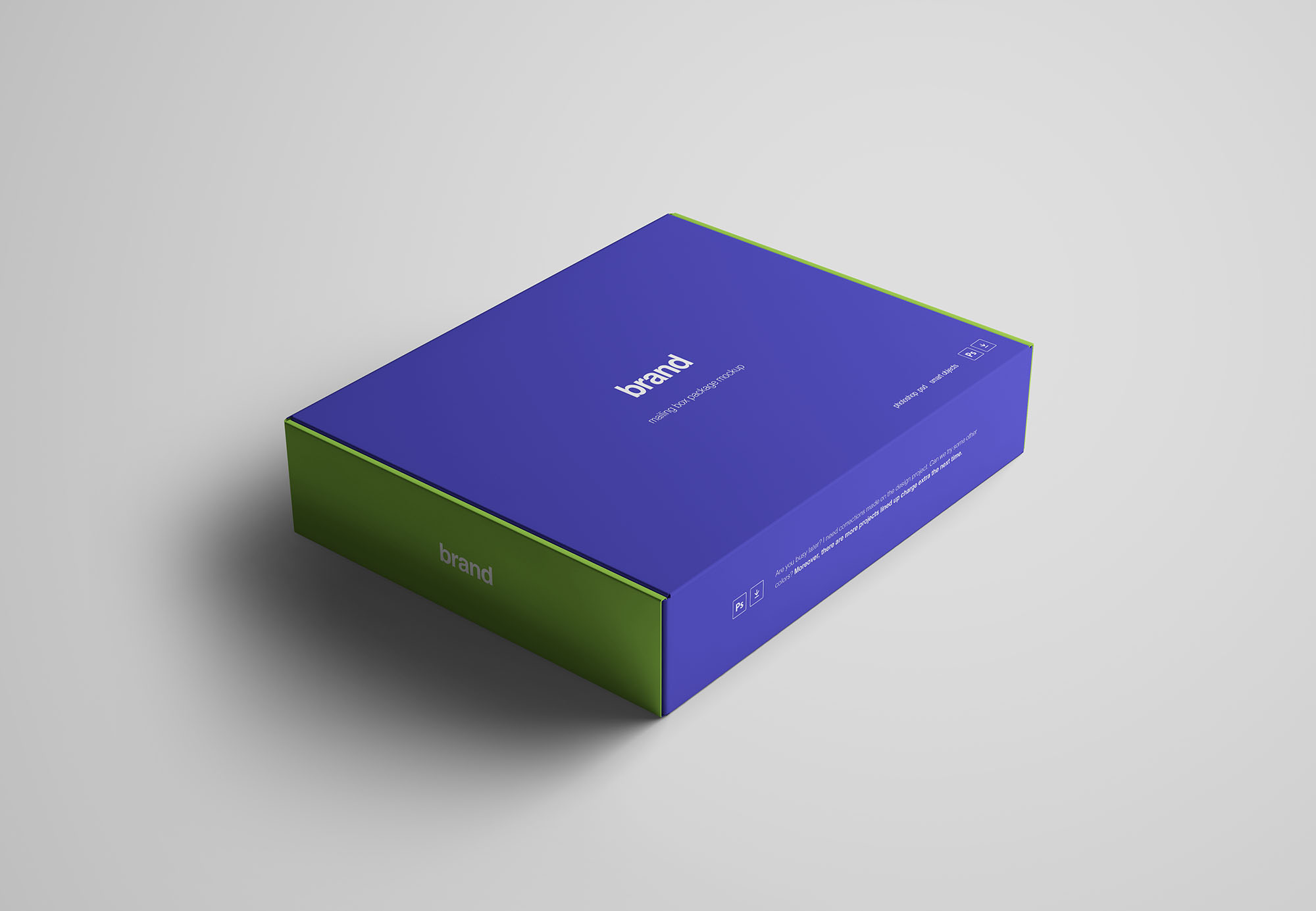 高级包装盒设计图样机模板 Advanced Package Box Mockup插图(3)
