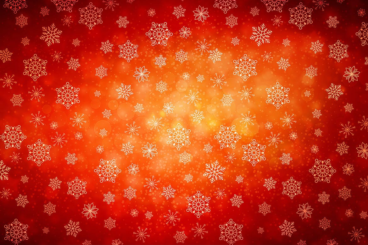 冬季雪花图案高清背景图素材 Winter Snowflakes Backgrounds插图(4)