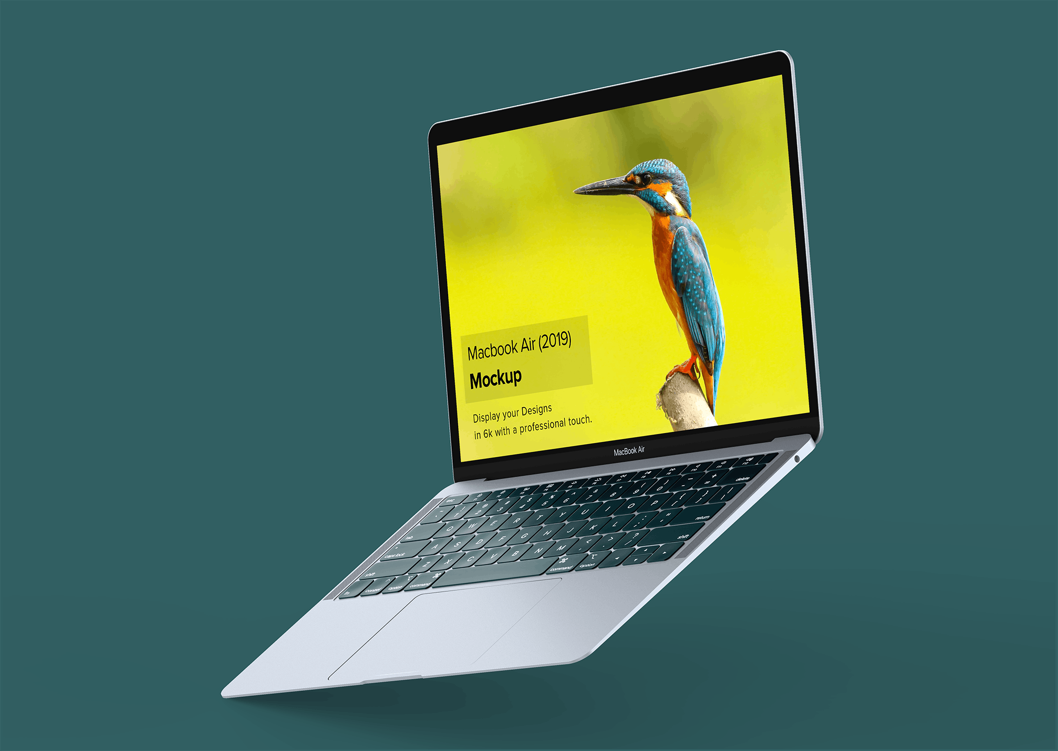 4K高清分辨率苹果超极本电脑MacBook Air样机 Macbook Air Mockup插图(4)