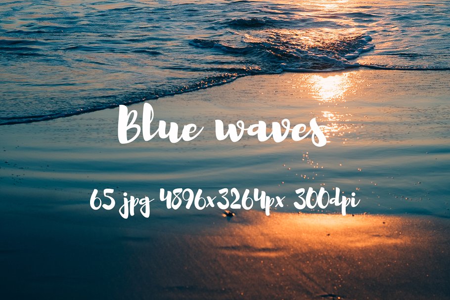 湖光山色高清照片素材 Blue waves photo pack插图34