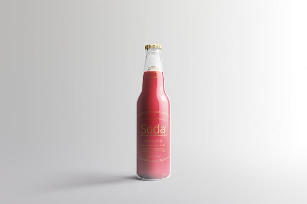 苏打饮料瓶包装样机v1 Soda Drink Bottle Packaging Mock-Ups Vol.1插图(3)