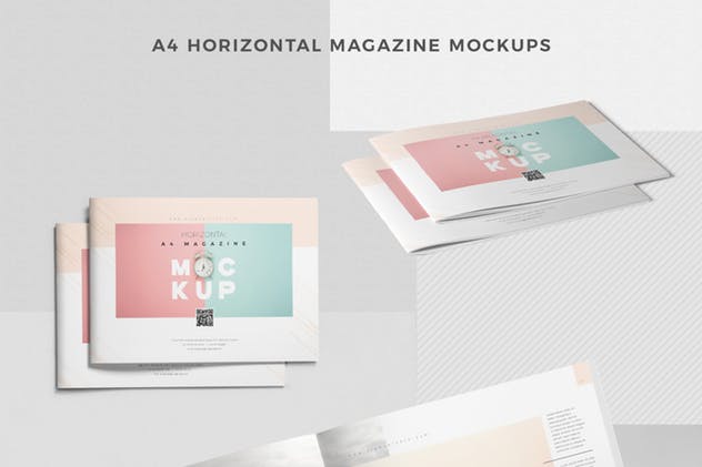 43款个性独家杂志样机模板 43 Magazine Mockups Bundle插图(2)