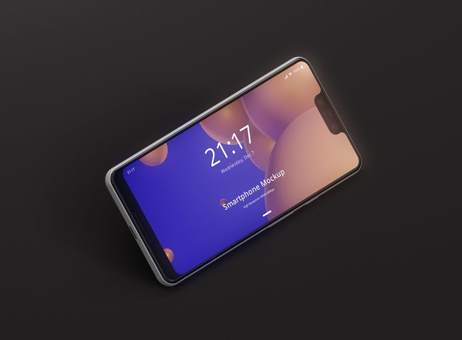 谷歌智能手机Pixel 3 XL屏幕预览样机模板 Smart Phone Mockup Pixel 3 XL插图(3)