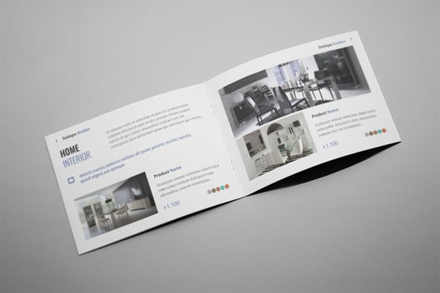 20页室内装修设计公司宣传画册设计INDD模板 Zues – Interior Brochure Template插图(4)