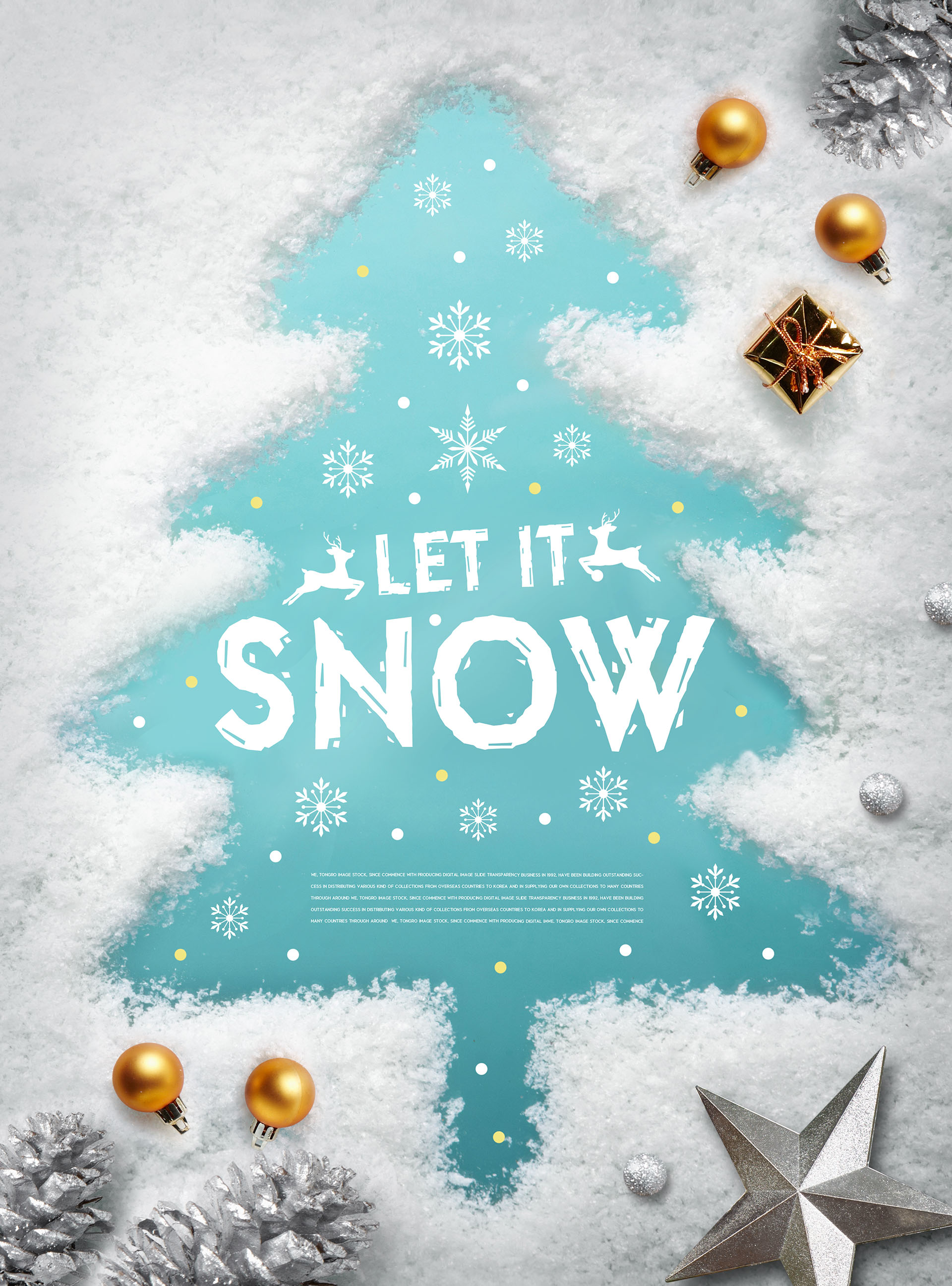韩国素材：好用的圣诞节海报广告模板PSD插图3