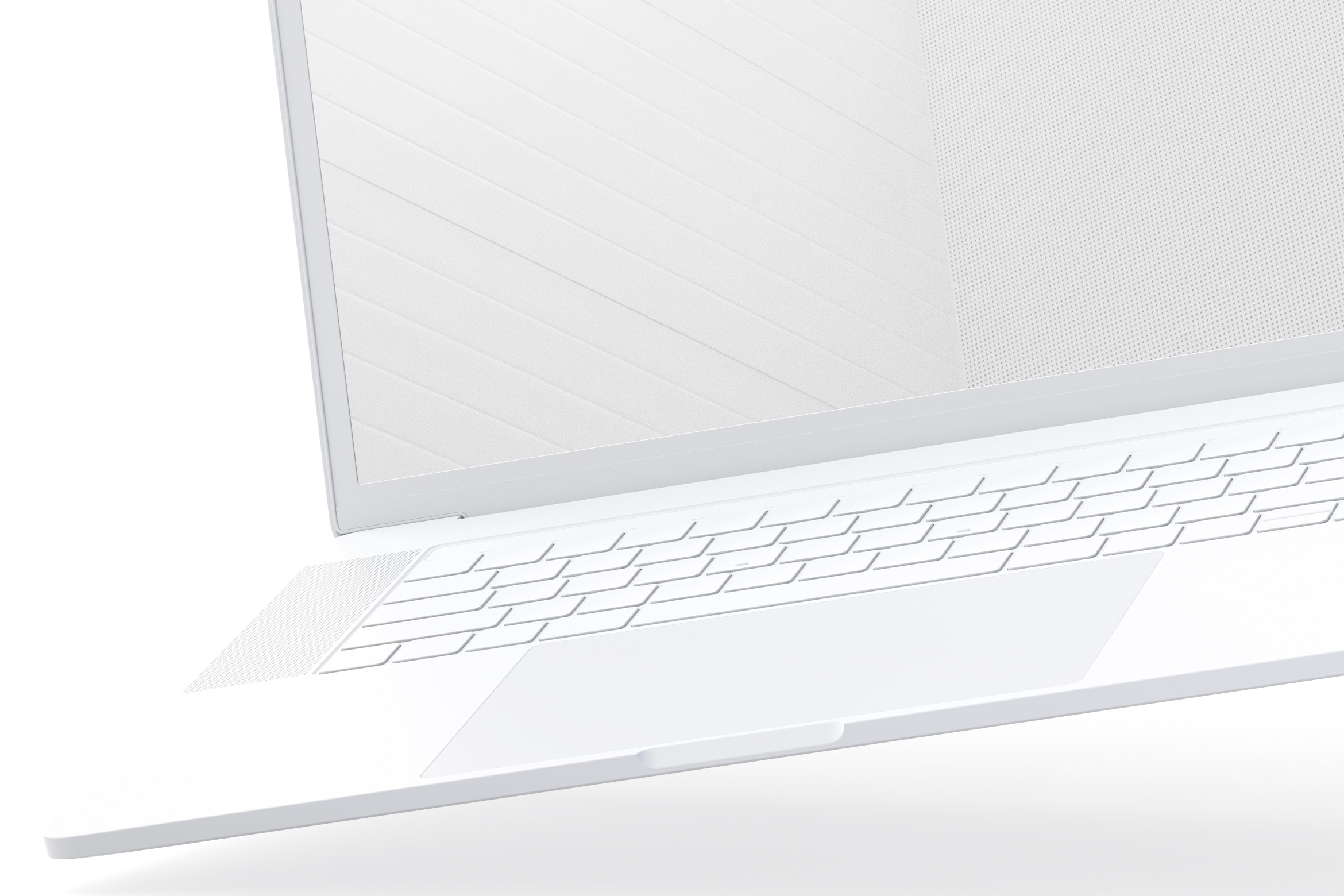 15寸MacBook Pro笔记本电脑屏幕演示样机模板 Clay MacBook Pro 15" with Touch Bar Mockup插图5