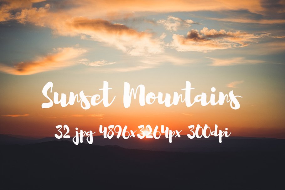 日落西山风景高清照片素材 Sunset Mountains photo pack插图(12)