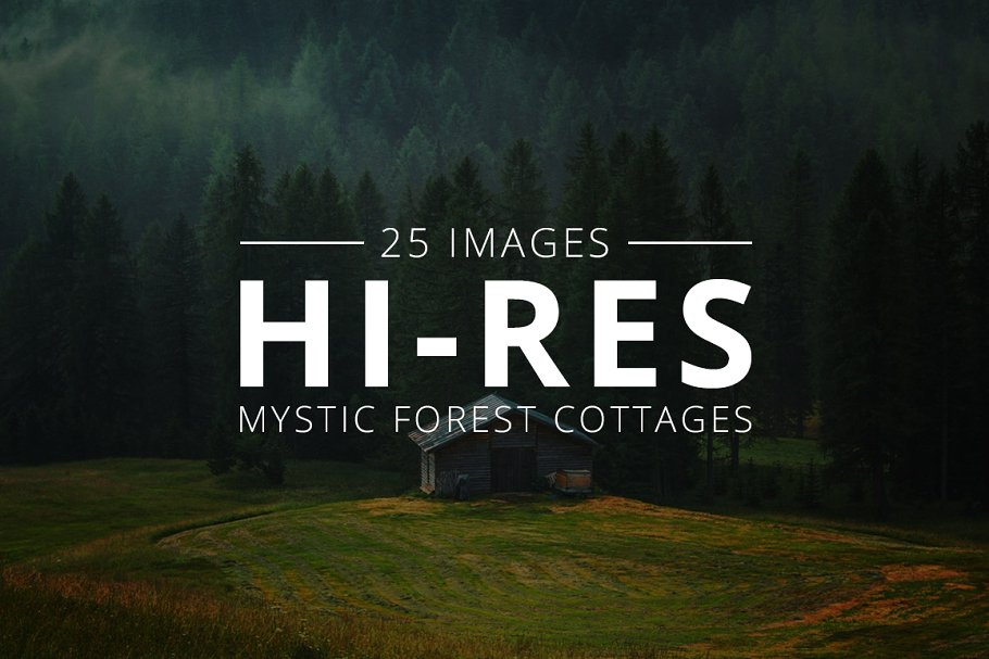 深山村落高清照片素材 Mystic Cottages Pack – 25 Images插图(4)