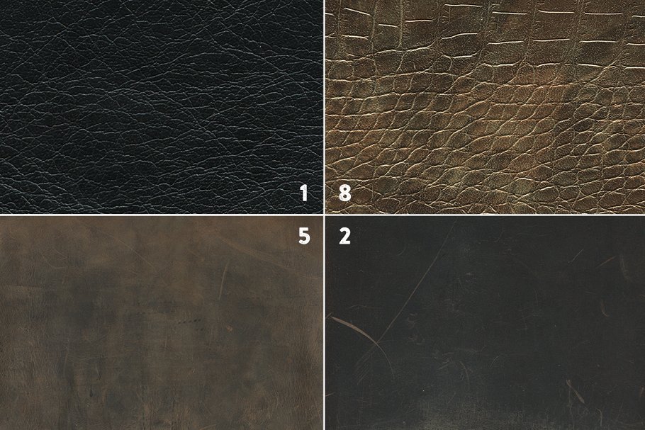 10款真皮纹理背景合集（1） 10 Leather Textures – Set 1插图1
