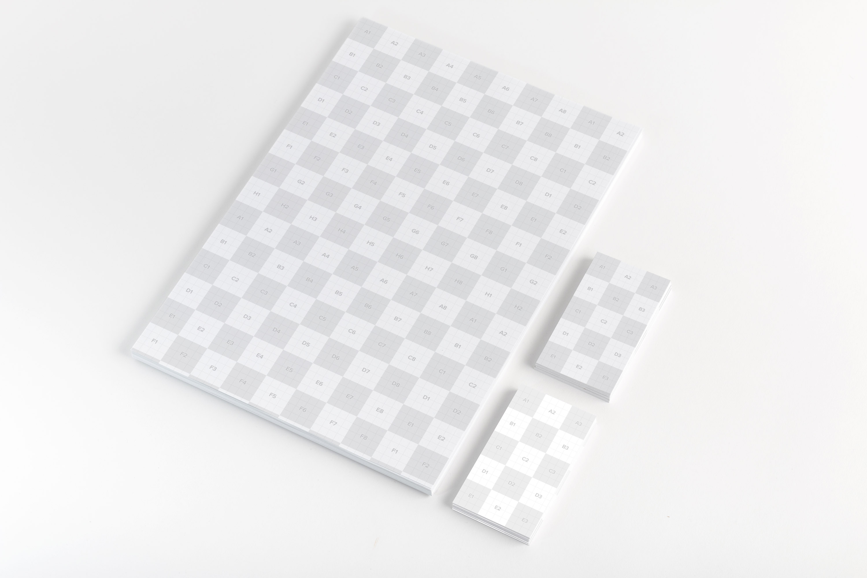 A4尺寸大小企业信纸和名片设计效果图样机02 A4 and Business Cards Mockup 02插图(1)