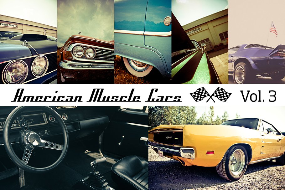 美式肌肉车高清照片v3 American Muscle Cars Vol. 3 (12x)插图