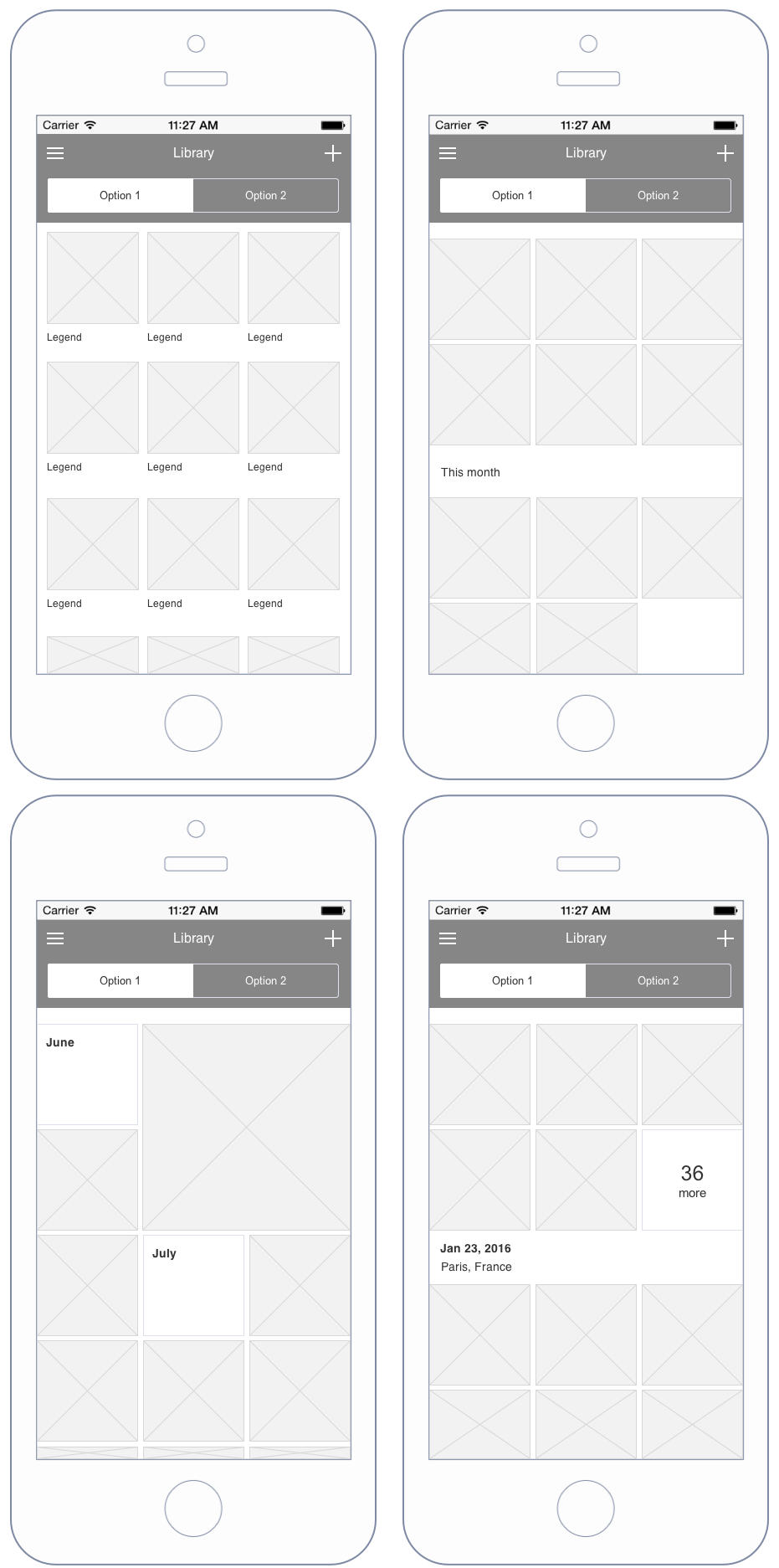 Totalwireframe 原型素材系列之 iPhone Apps Library [for Axure]插图(12)