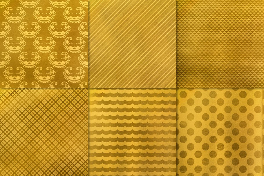 240+金色风格背景纹理合集[2.02GB] 240+ Gold Background Texture Pack插图(10)