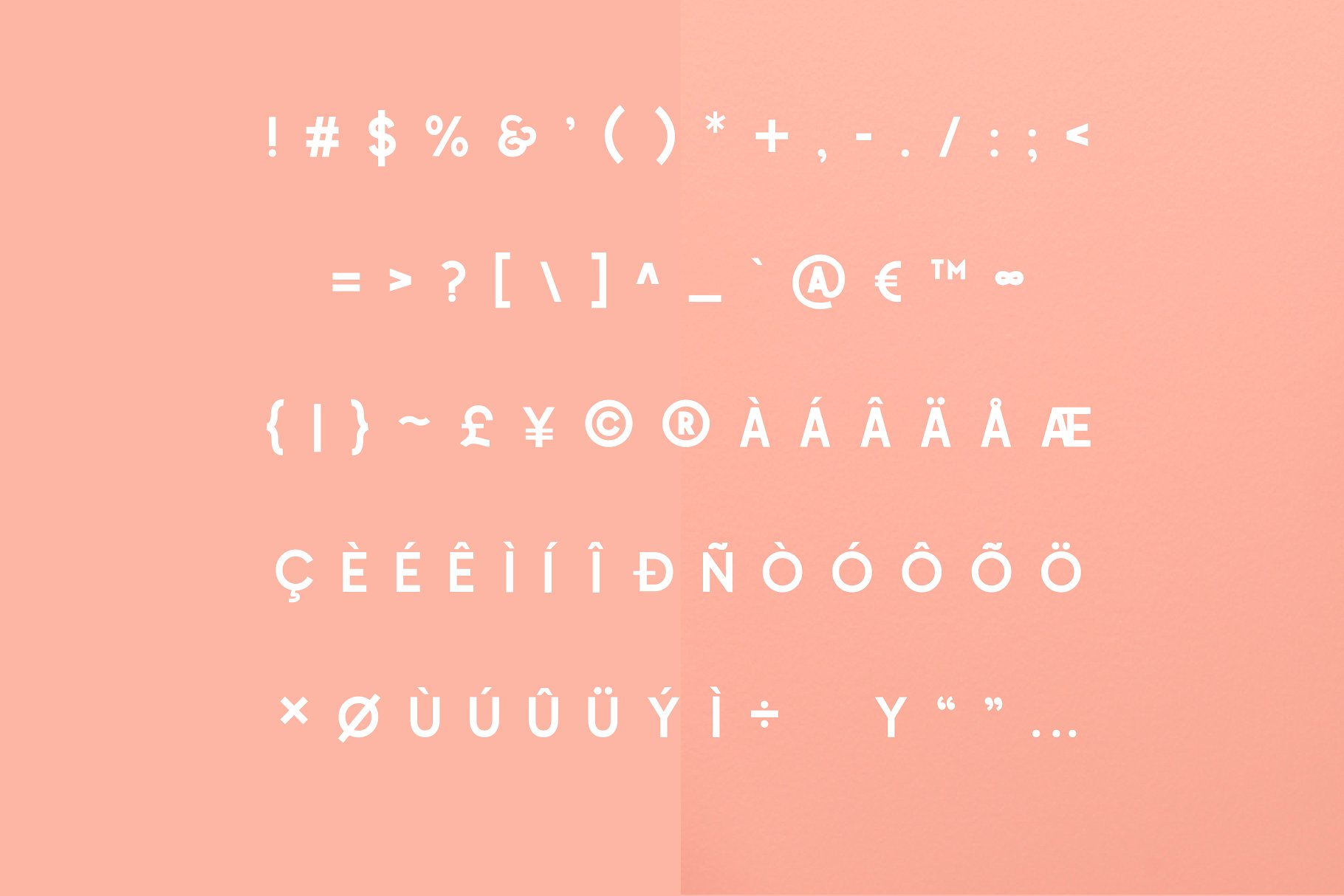 大胆堆叠无衬线英文字体 Quirk – Fun Display Font插图5