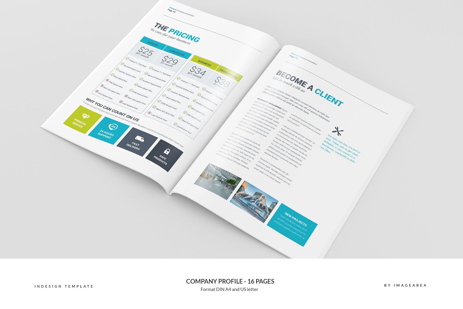 企业宣传画册设计模板 Company Profile – 16 Pages插图(8)