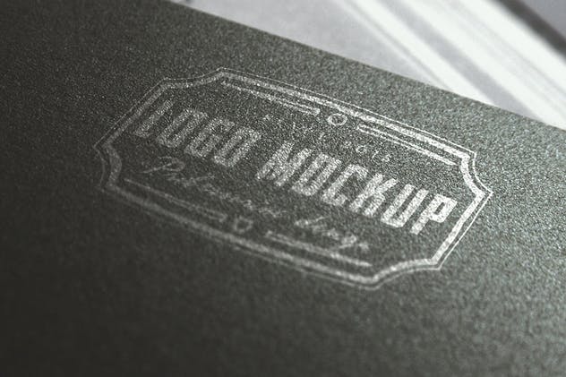 Logo印刷效果展示样机模板 Logo Mock-Up Set 2插图(4)