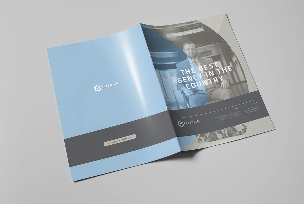 高端创意设计/广告服务公司画册设计模板v2 Corporate Brochure Vol.2插图12