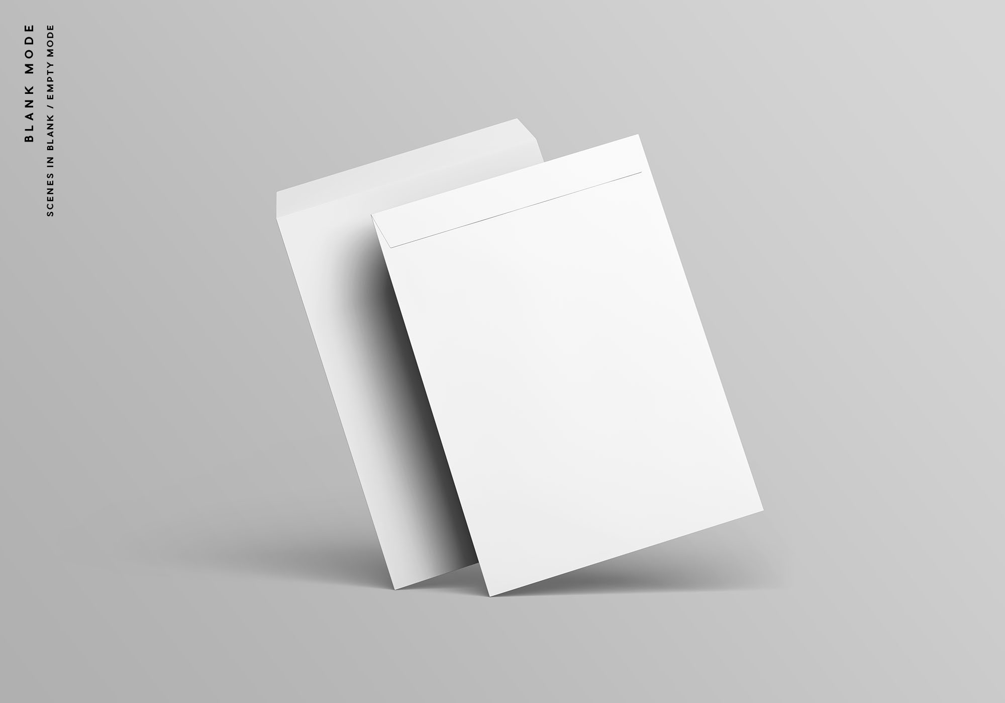 C4标准尺寸信封设计图样机 C4 Envelope Mockup插图(10)