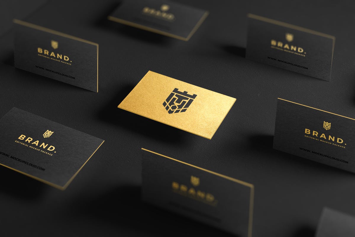 豪华尊贵VIP名片样机套装Vol.1 Business Cards Mockup Vol. 1插图