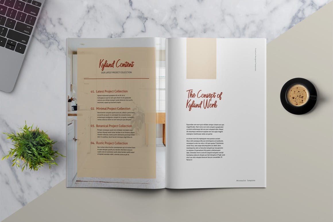 时装/摄影/设计主题杂志&作品集设计模板 KYLAND – Magazine & Portfolio Template插图3