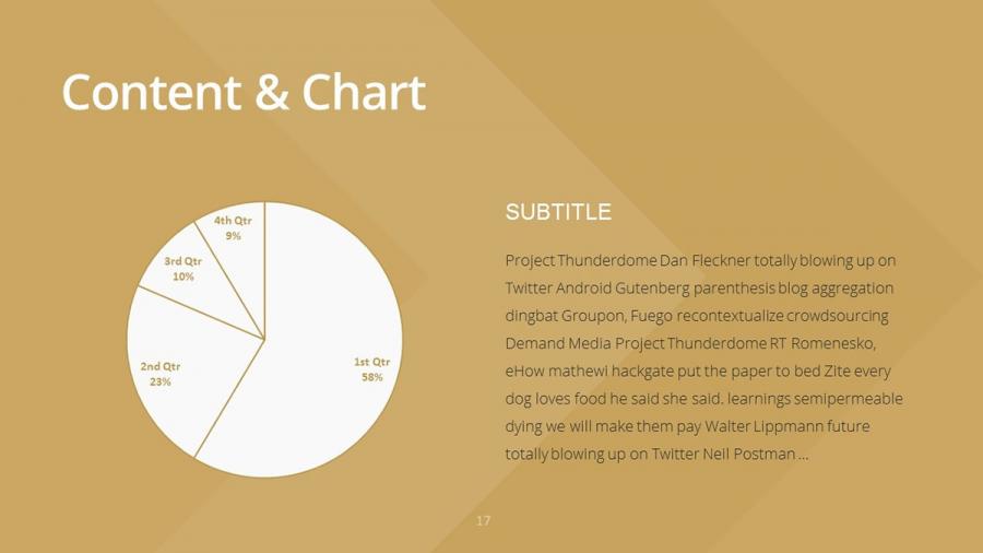 黄金配色免费PPT模板 GOLDEN Free Powerpoint Presentation [POTX]插图(12)