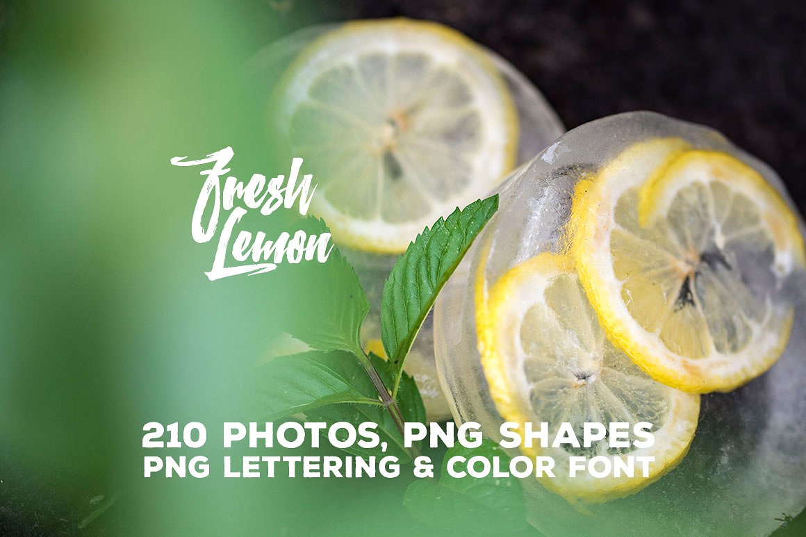 柠檬特写镜头高清照片素材 Fresh Lemon – Photos & Graphics插图10