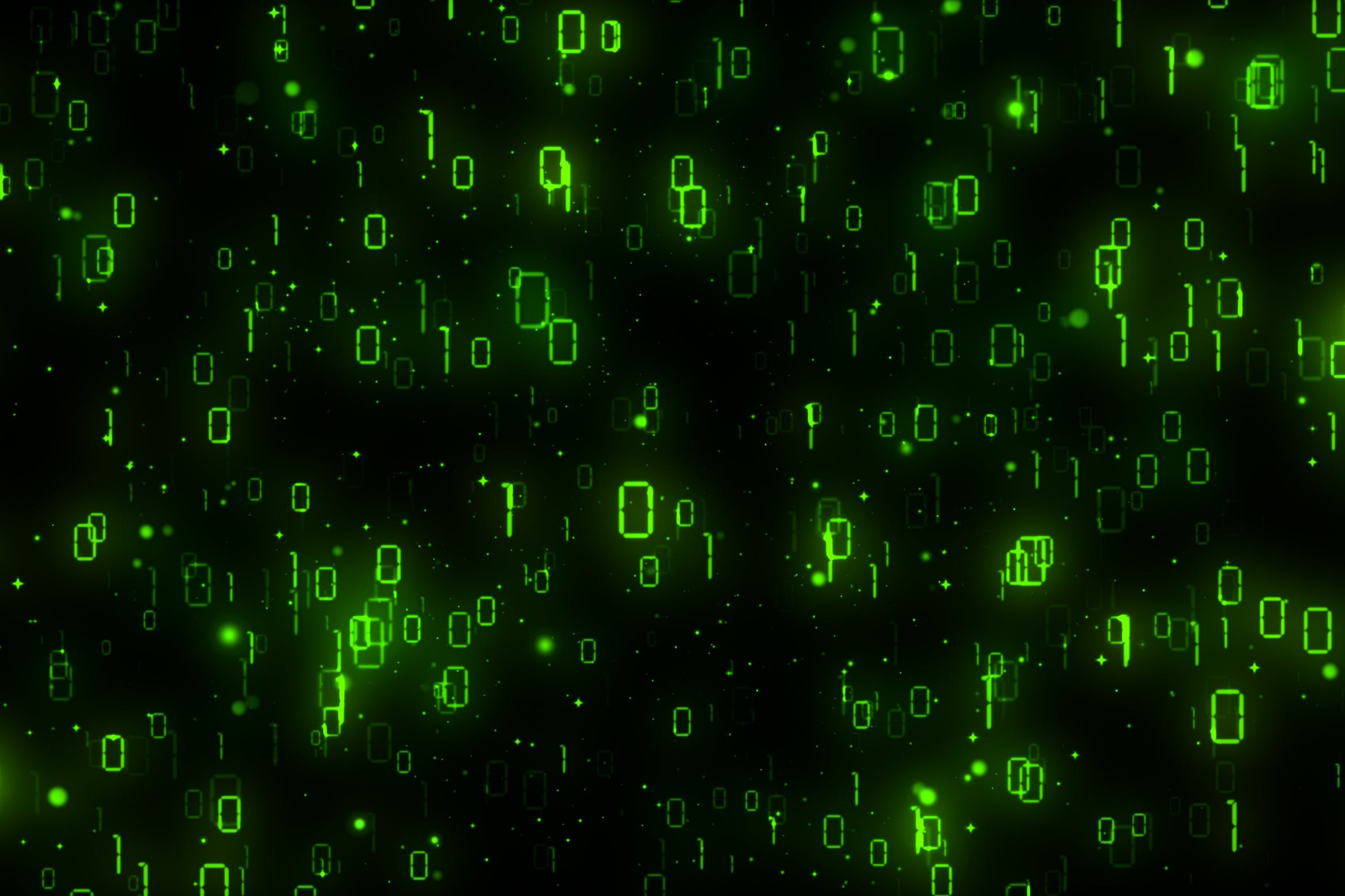 抽象二进制码科技主题高清背景图片素材 Abstract Binary Codes插图