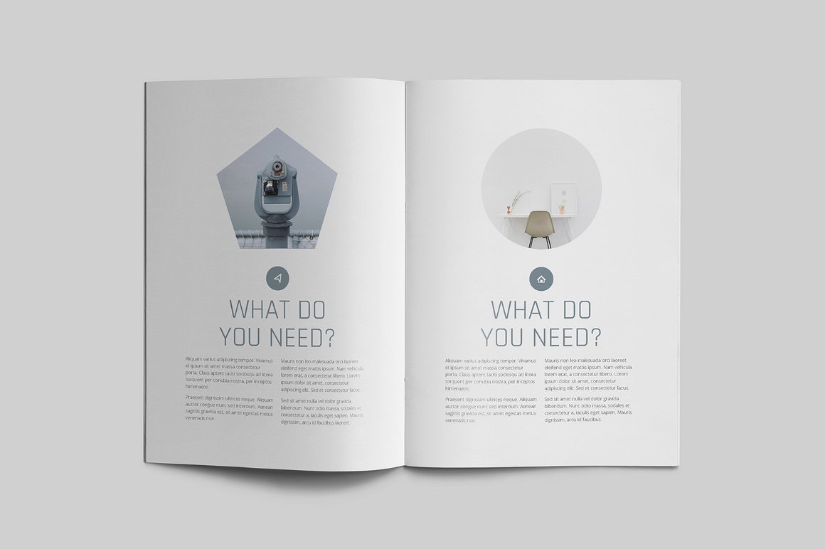100页漂亮极简的商业化杂志模板下载[indd]插图(48)