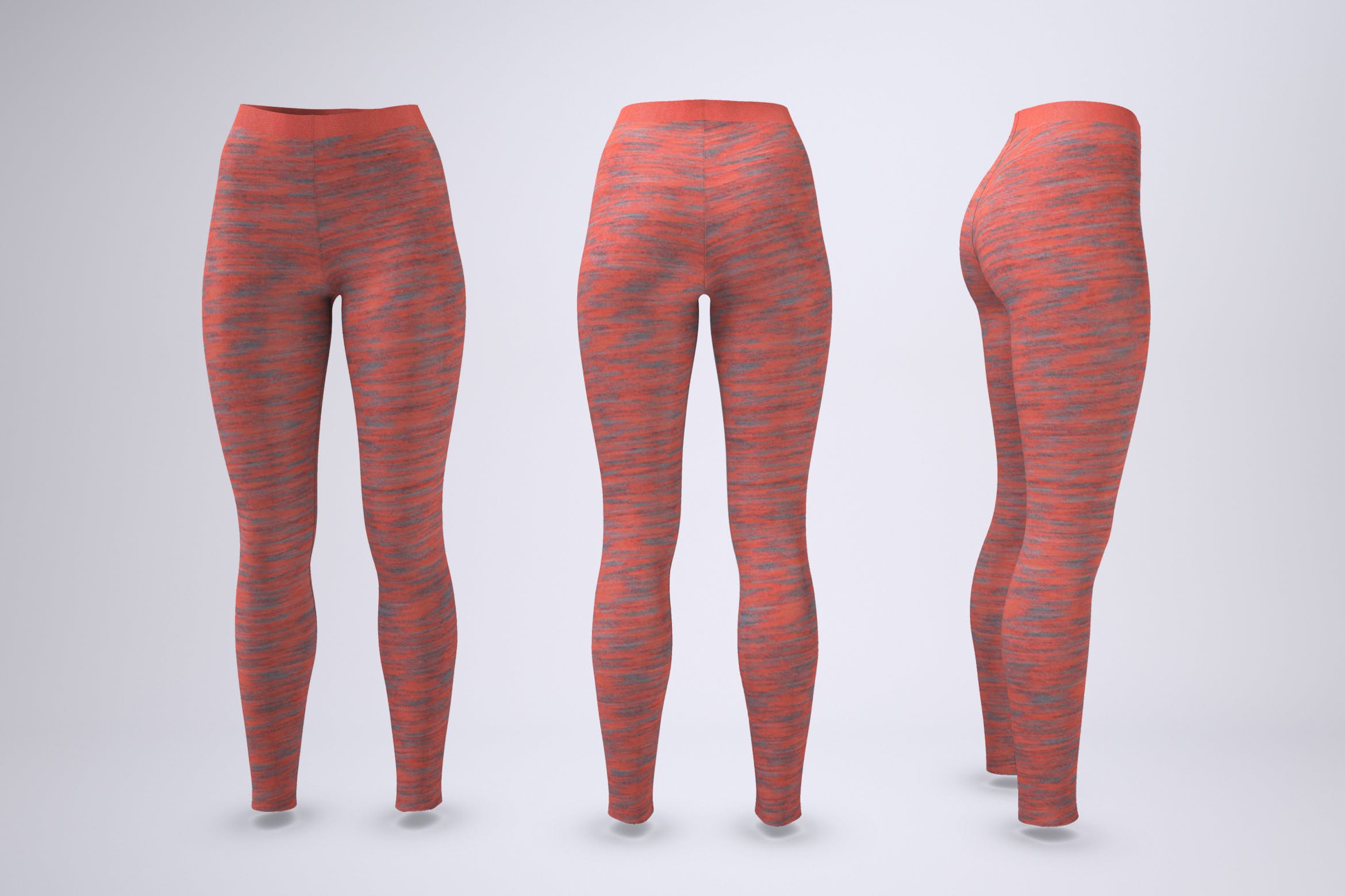 紧身裤服装外观设计样机模板 Leggings Mock-Up插图