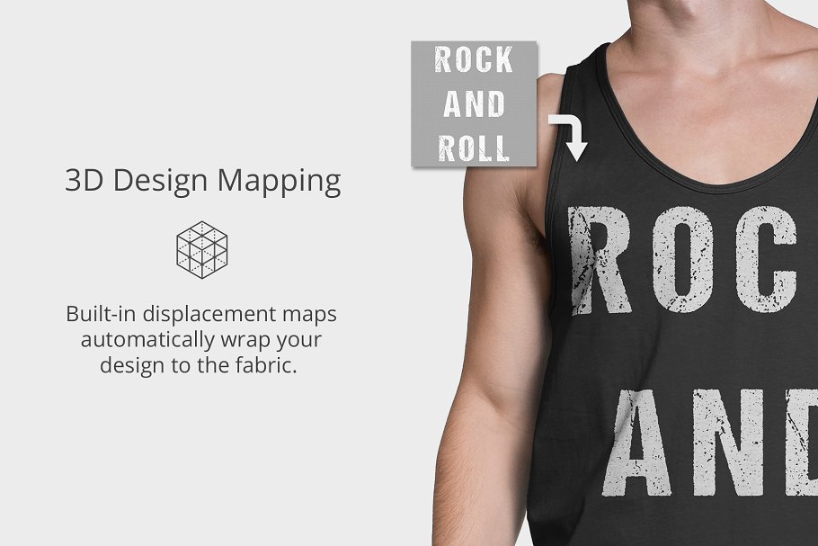 无袖背心样机模板 Tank Top – Apparel Mockups插图(1)