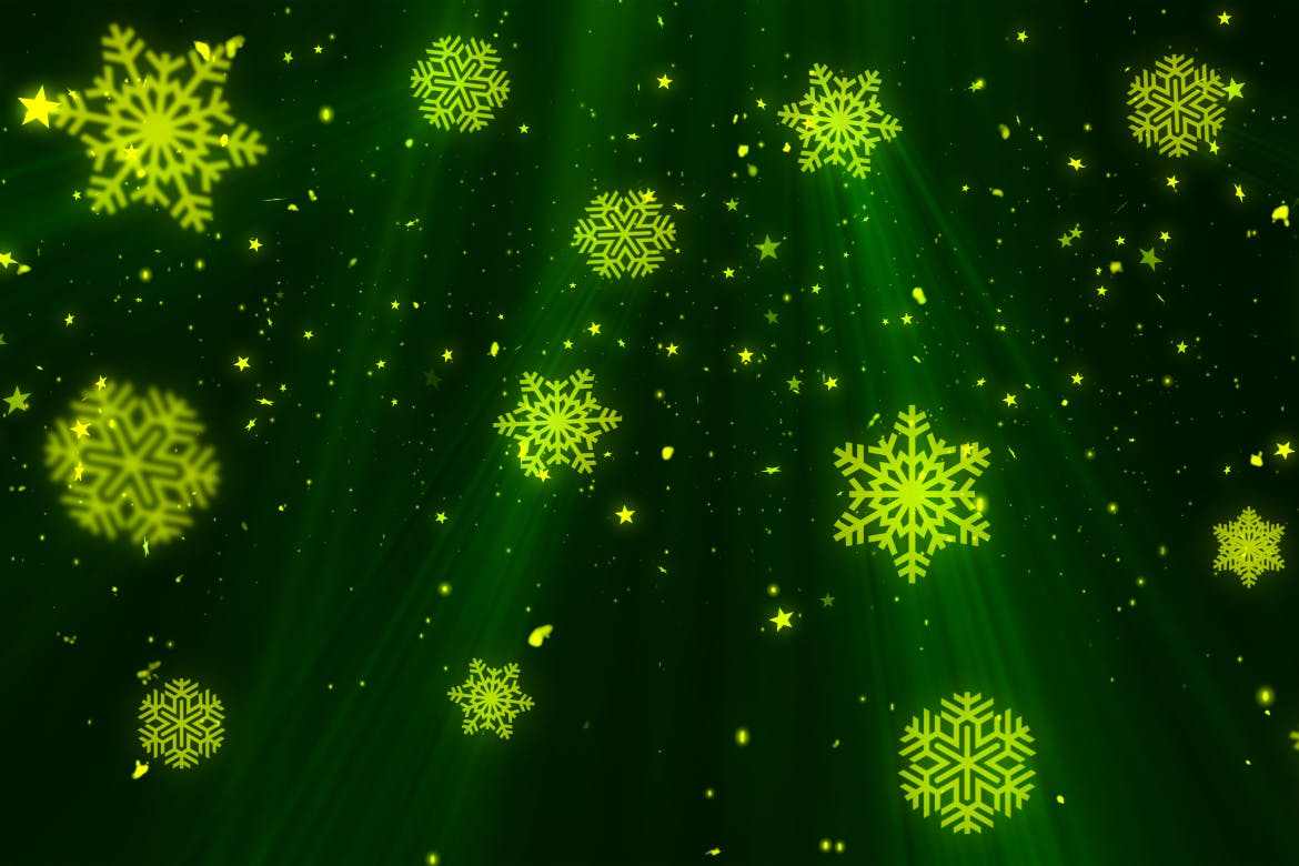 圣诞节主题雪花闪闪发光高清背景图片素材v1 Christmas Snowflakes Glitters 1插图1