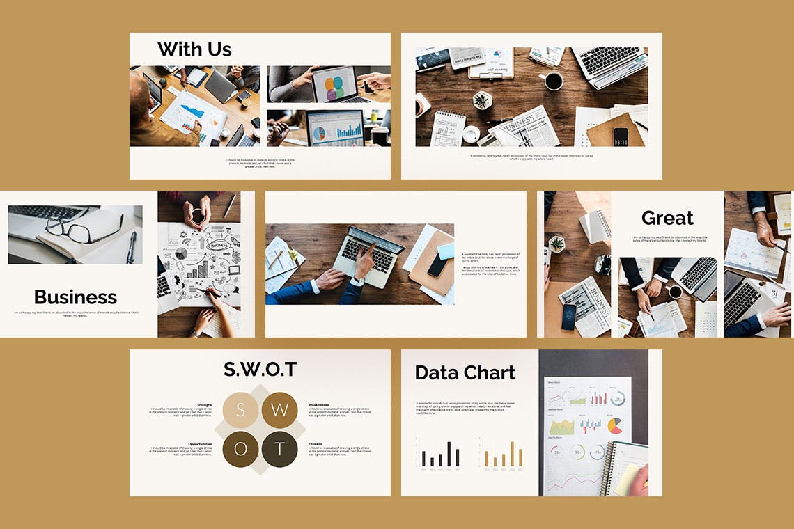 专业企业宣传谷歌幻灯片设计模板 Great Business – Google Slide Presentation插图(3)