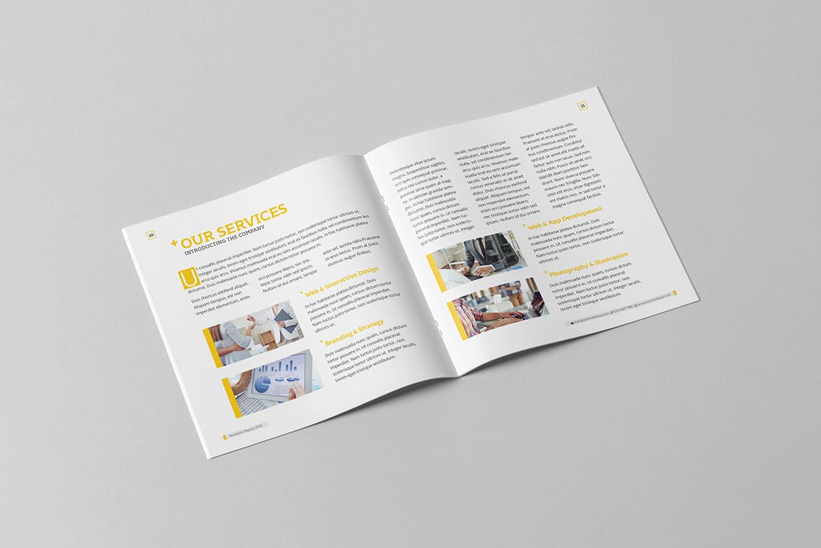 企业年度商业分析报告设计模板 Square Business Report插图(6)