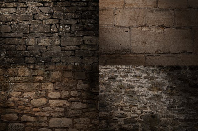 20款石墙纹理背景合集 Stone Wall Textures / Backgrounds插图(1)
