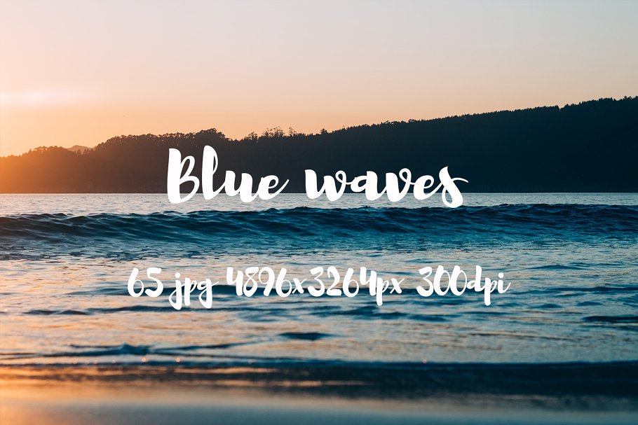 湖光山色高清照片素材 Blue waves photo pack插图11