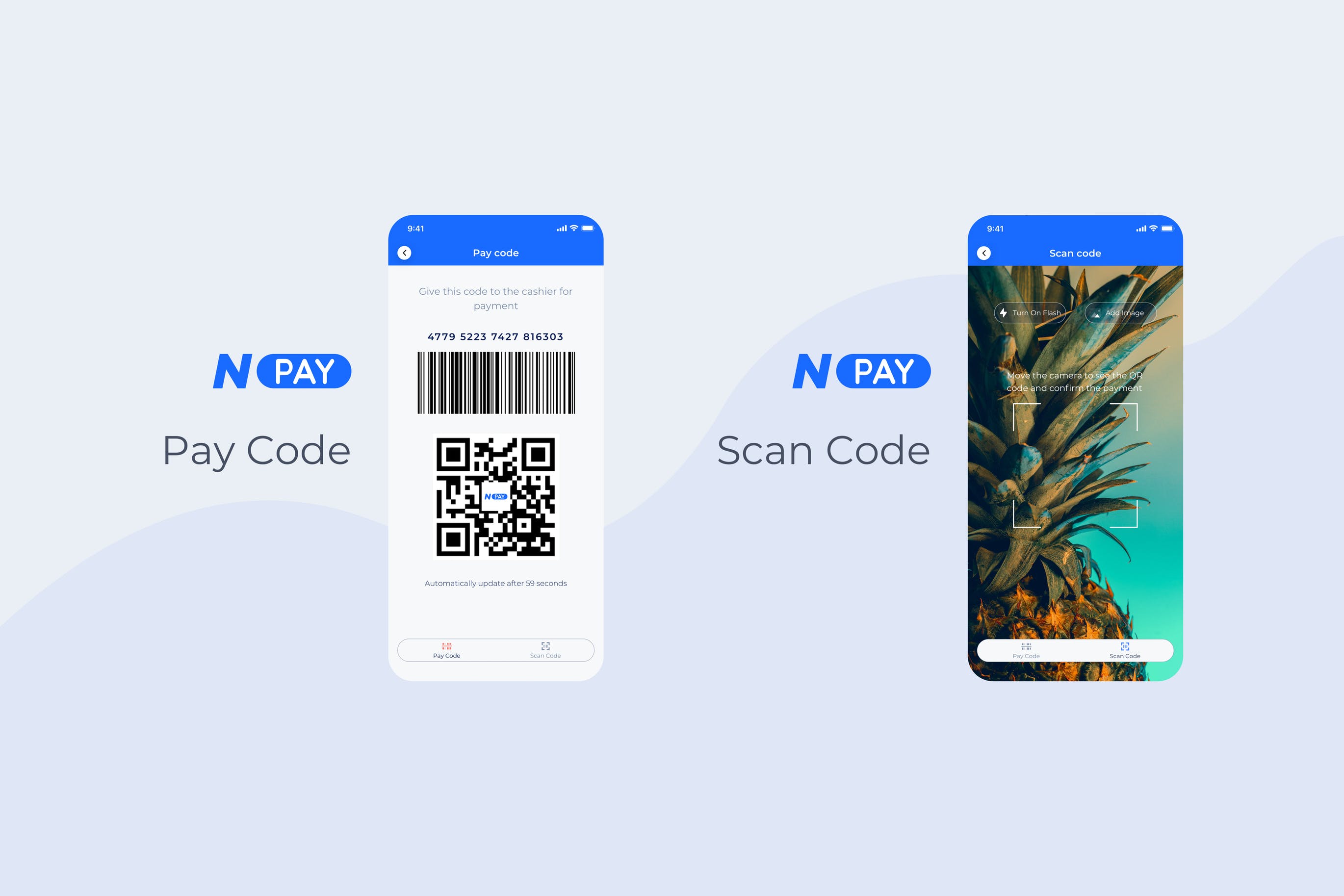 电子钱包APP应用UI设计之付款码界面设计模板 Pay Code – Wallet Mobile UI – N插图