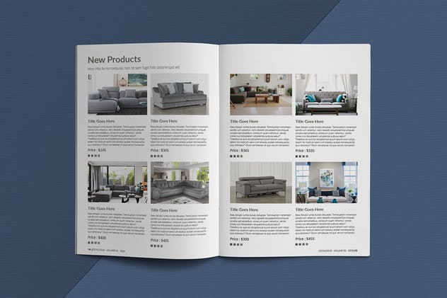 企业内宣产品目录设计INDD模板 Interior Catalogue Template插图(10)