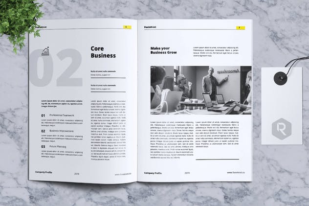 24页公司简介宣传册画册设计模板 FOXIEKNOT – Company Profile Brochure插图4