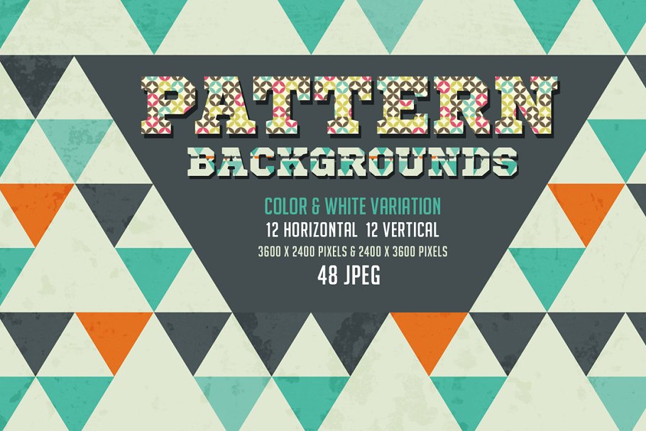 艺术几何图案重复纹理 Patterns Backgrounds插图