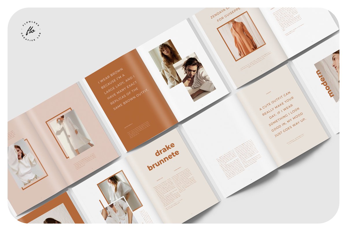 潮流时尚服装产品图册设计模板插图(4)