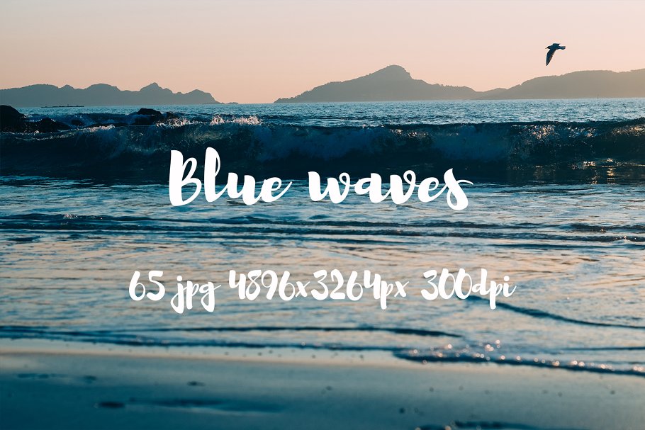 湖光山色高清照片素材 Blue waves photo pack插图20