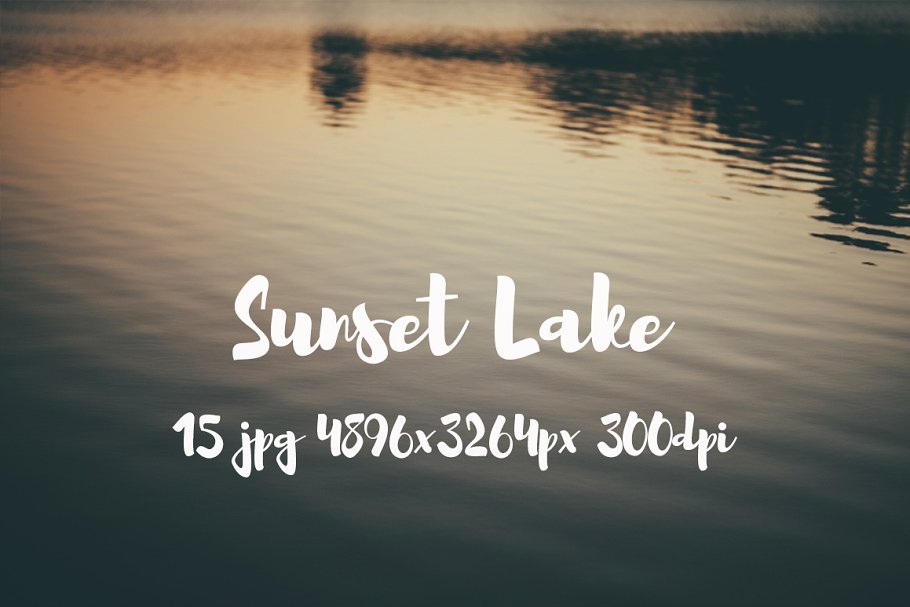日落湖水高清照片素材 Sunset Lake photo pack插图4
